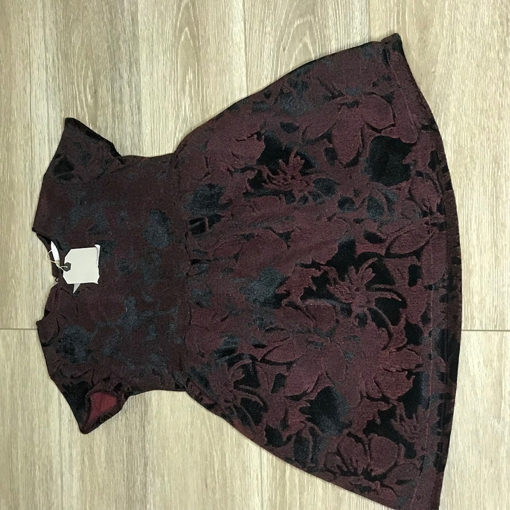 Black and Purple floral dress